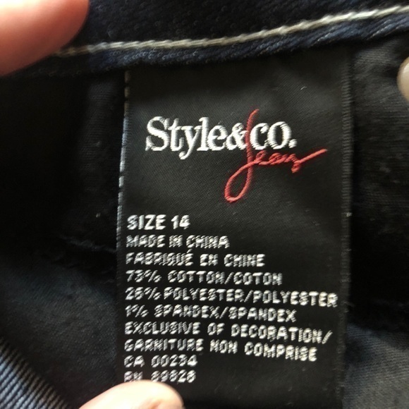 Embellished Levi Knee Length Skirt - Picture 10 of 13